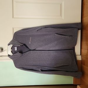 Columbia Grey zip up sweater